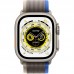  Watch Apple Watch Ultra LTE 49mm Titanium Case with Trail Loop S/M - Blue/Grey EU Smart Watch